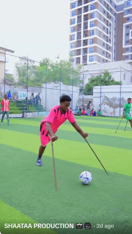 Shaata Production: A Young Video Professional Capturing the Courage and Passion of Somalia’s Amputee Footballers